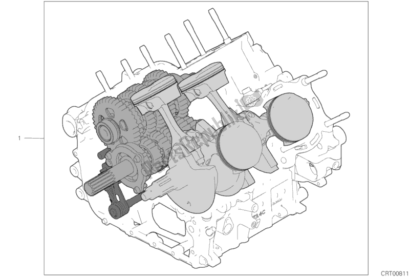 Toutes les pièces pour le Assieme Carter Completo du Ducati Superbike Panigale V4 S Thailand 1100 2019